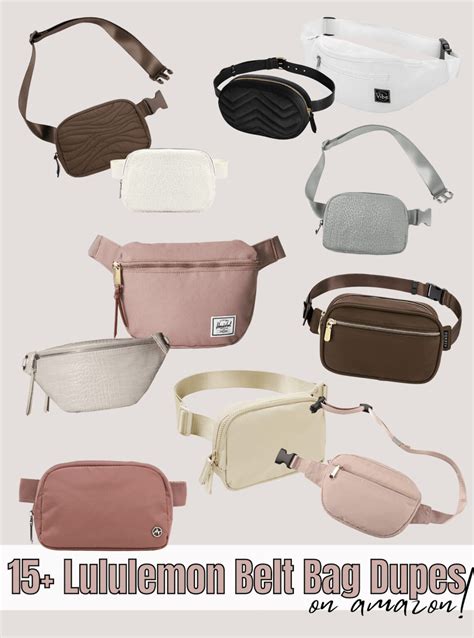 belt bag dupe amazon|lululemon fanny bag dupe.